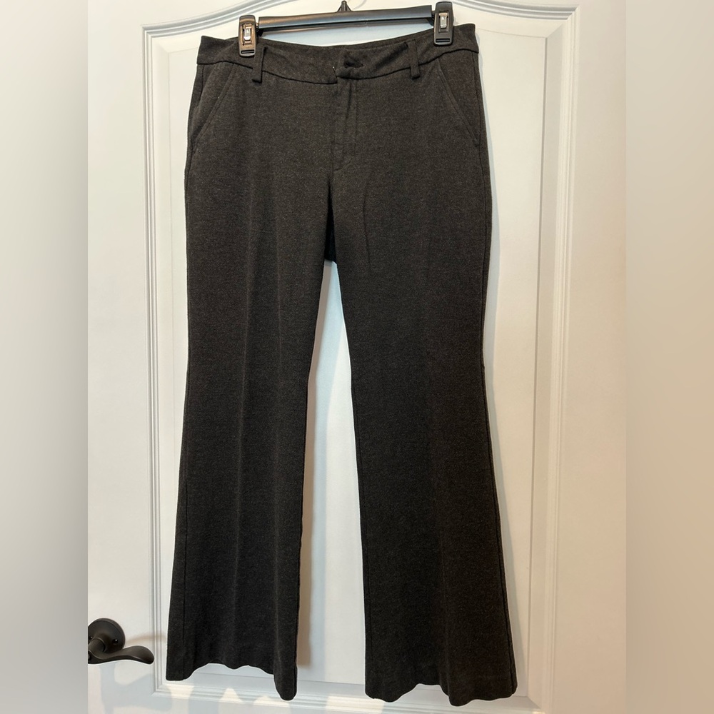 Cabi Charcoal Gray Wide Leg Trouser Pants Size 6